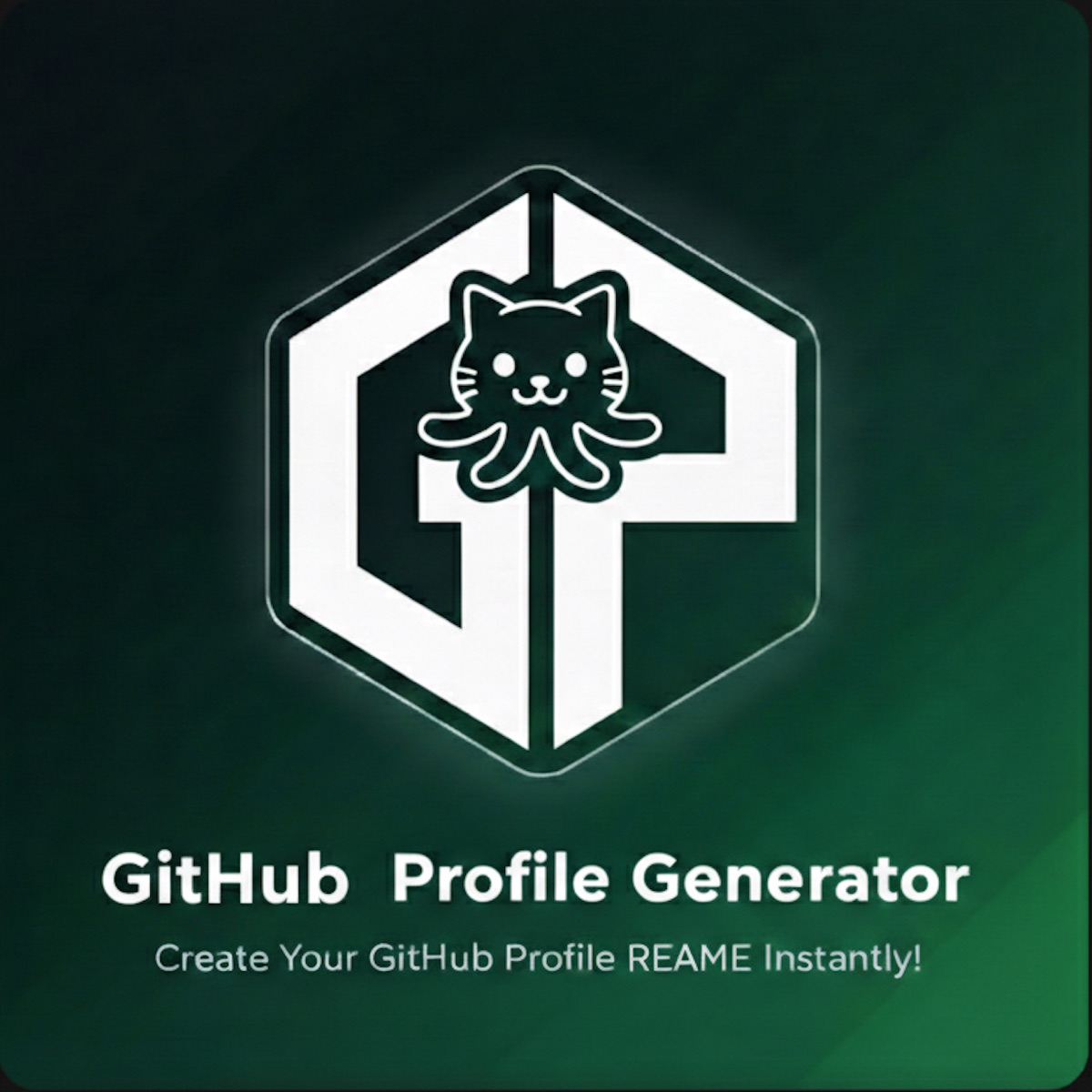 GitHub Profile README Generator – Free AI-Powered README Builder